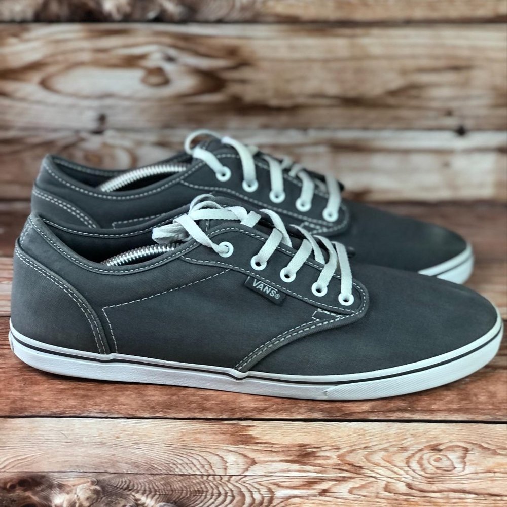 Vans Low Top Grey White Shoes